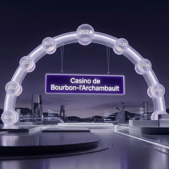 Histoire et présentation du casino — Casino de Bourbon-l'Archambault